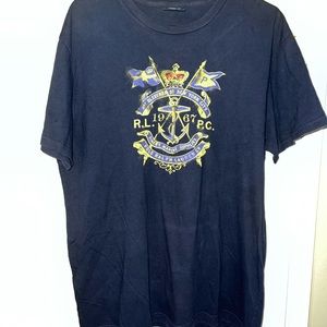 Vintage Bleeker St Crest Polo by Ralph Lauren t shirt. Size medium